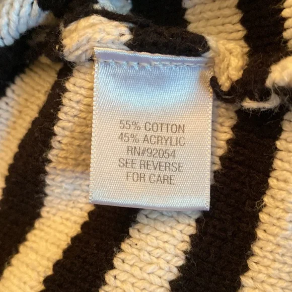 Striped Croft & Barrow cardigan/ sweater SZ XL - Picture 3 of 3